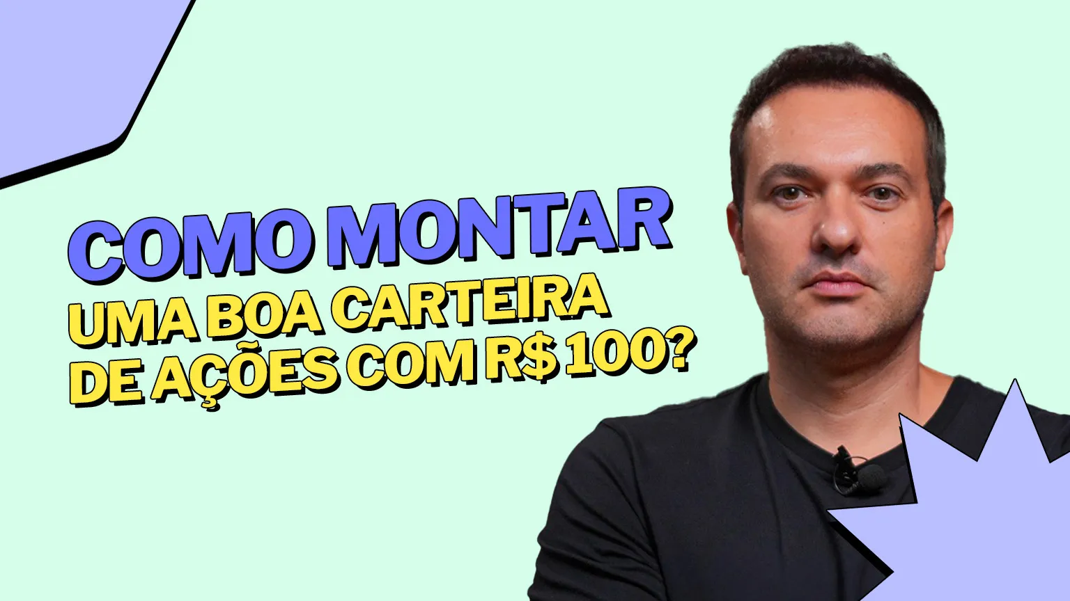 Como montar uma boa carteira de ações com 100 reais?